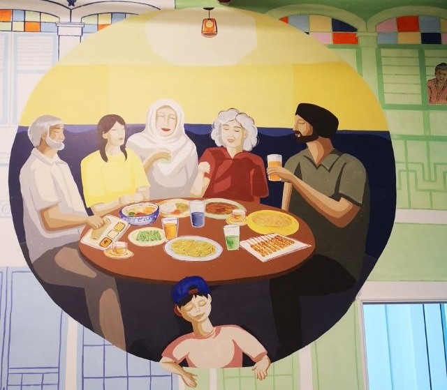 Star Avenue Lifestyle Mall mural artwork